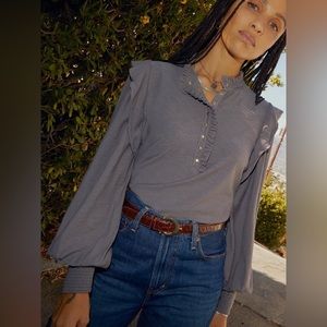 Nation Margaux Victorian Henley- French Lilac